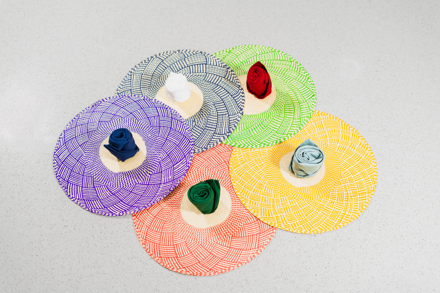 Iraca Palm Round Placemats