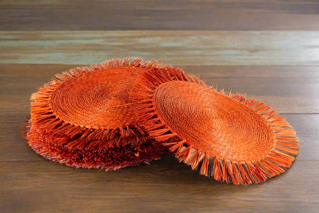 Fique Palm Round Placemats