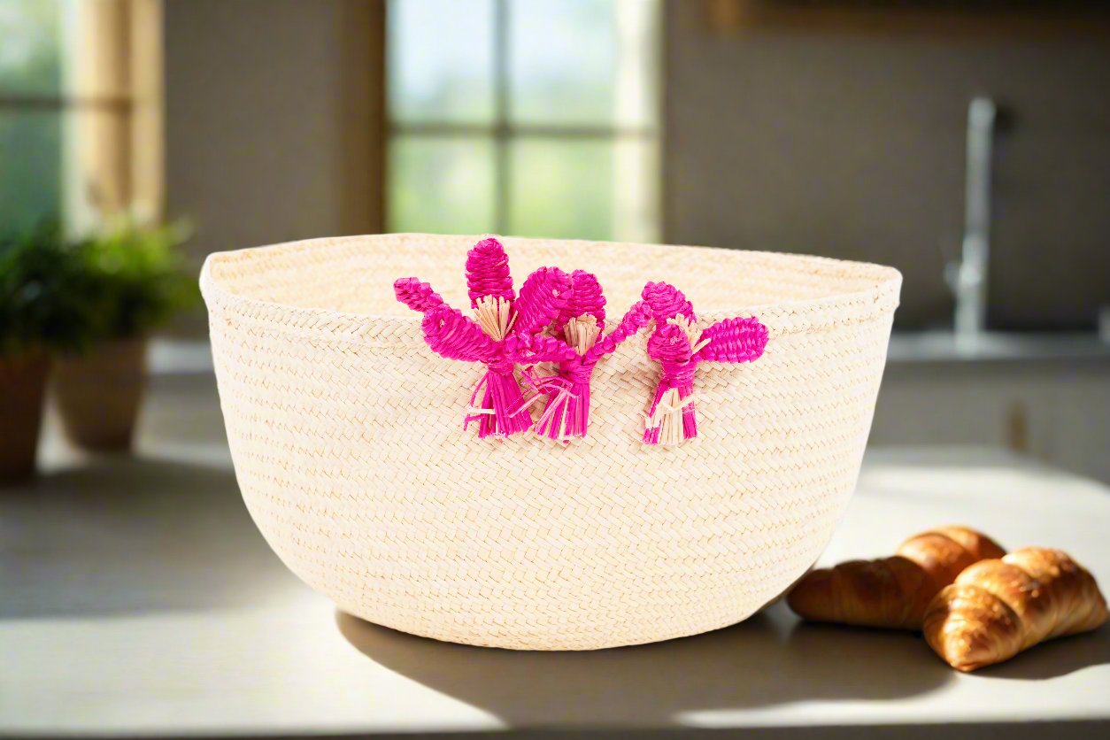Iraca Palm Bread Basket