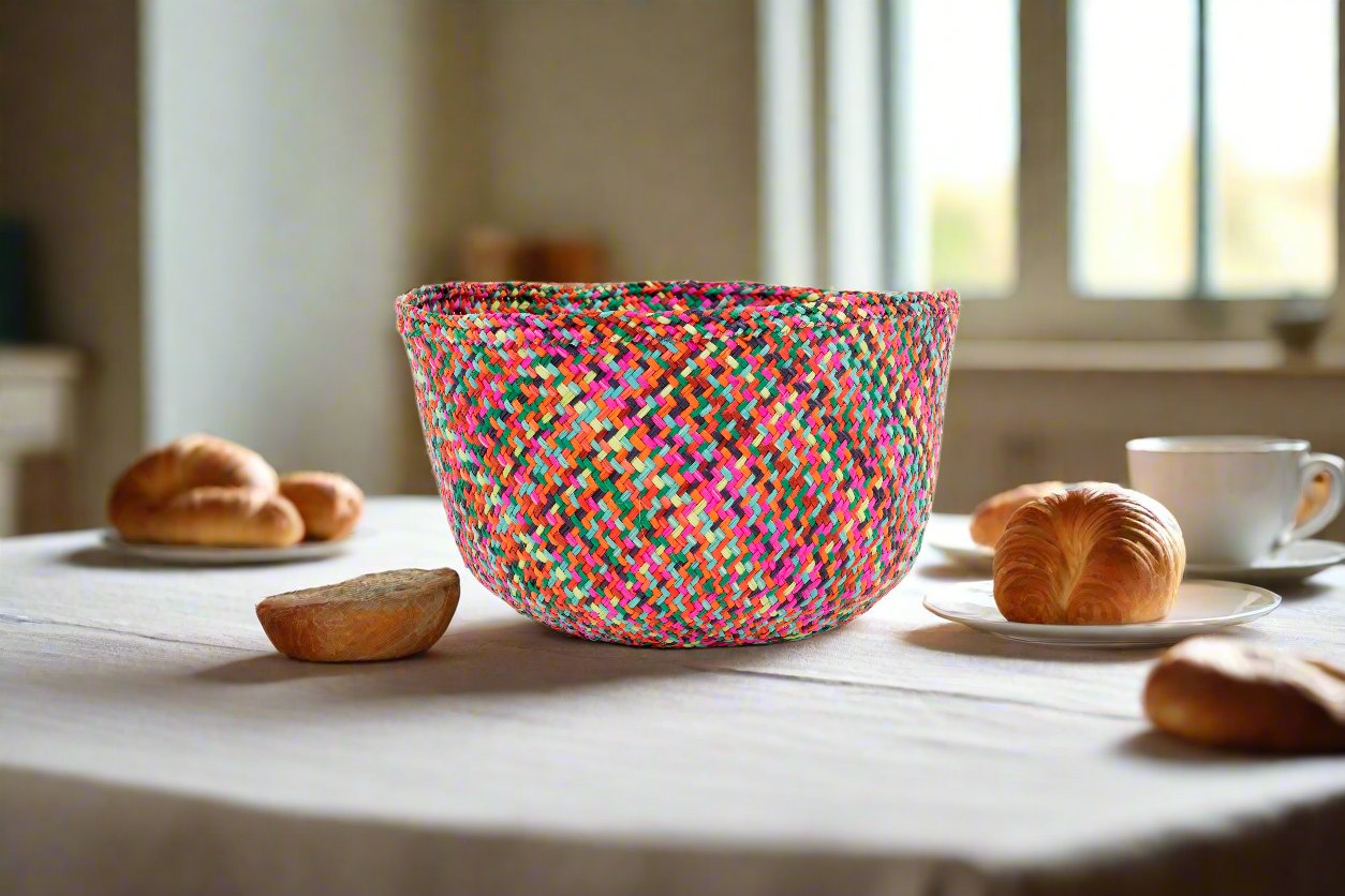 Iraca Palm Bread Basket