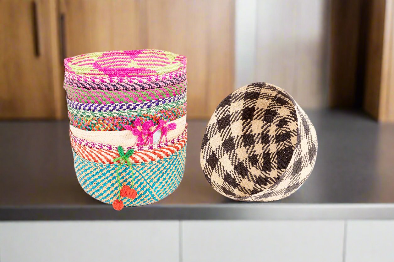 Iraca Palm Bread Basket