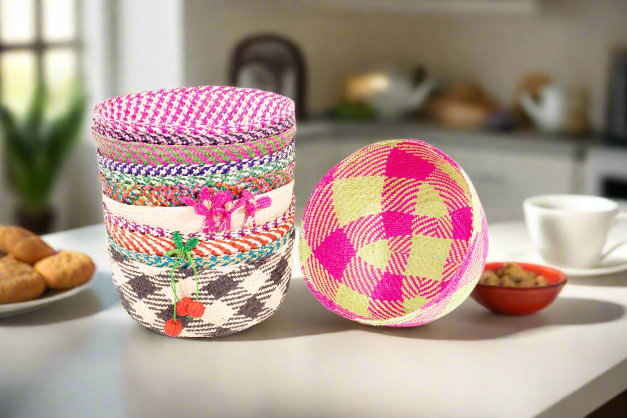 Iraca Palm Bread Basket
