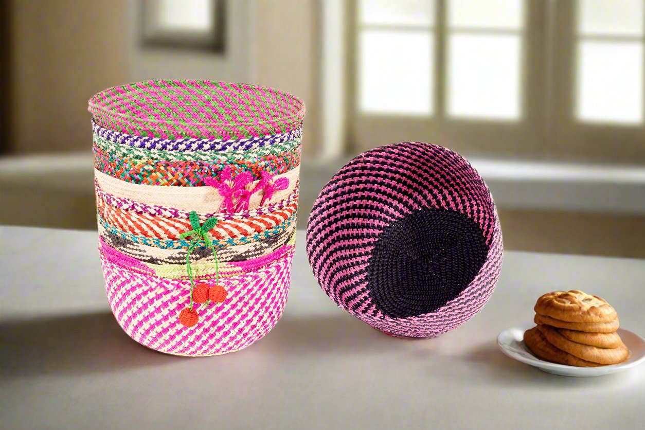 Iraca Palm Bread Basket
