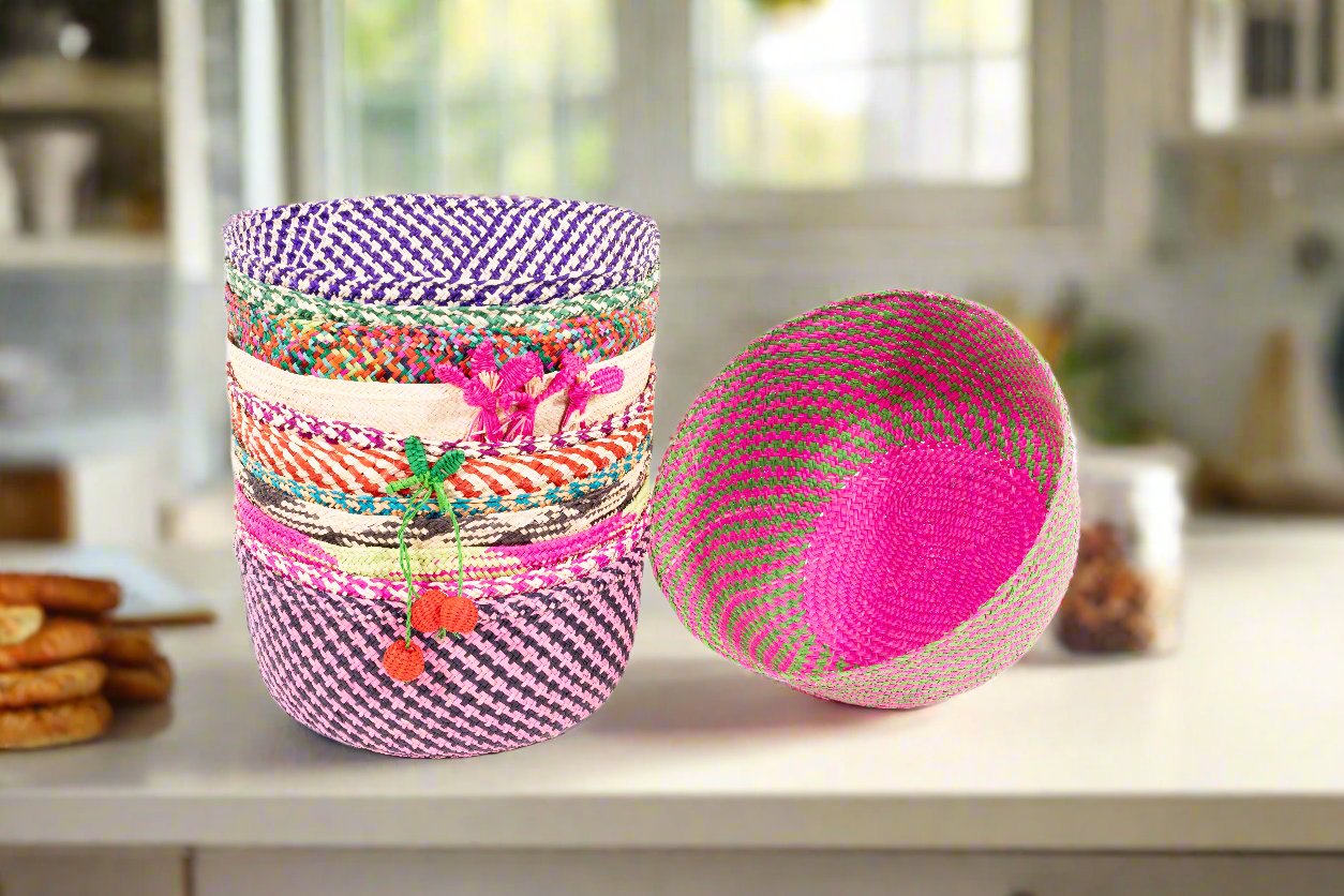 Iraca Palm Bread Basket