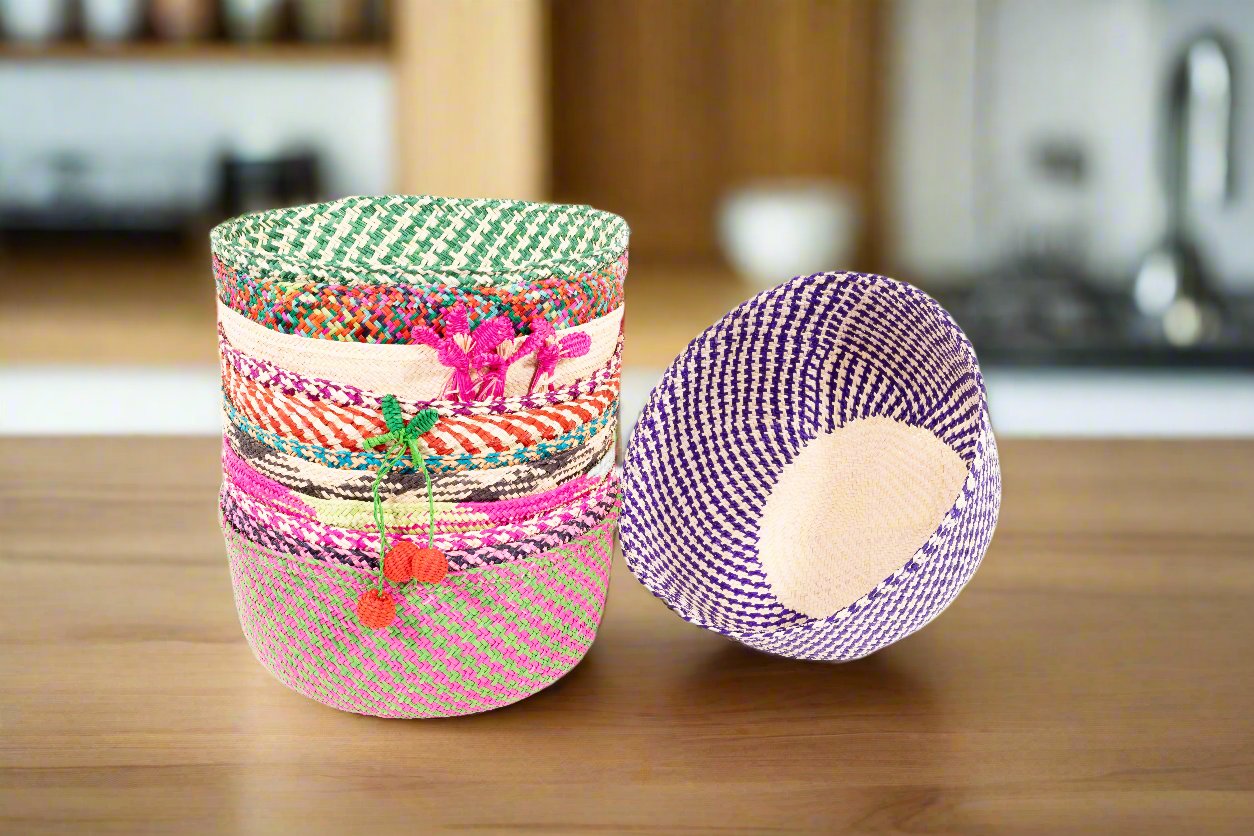 Iraca Palm Bread Basket
