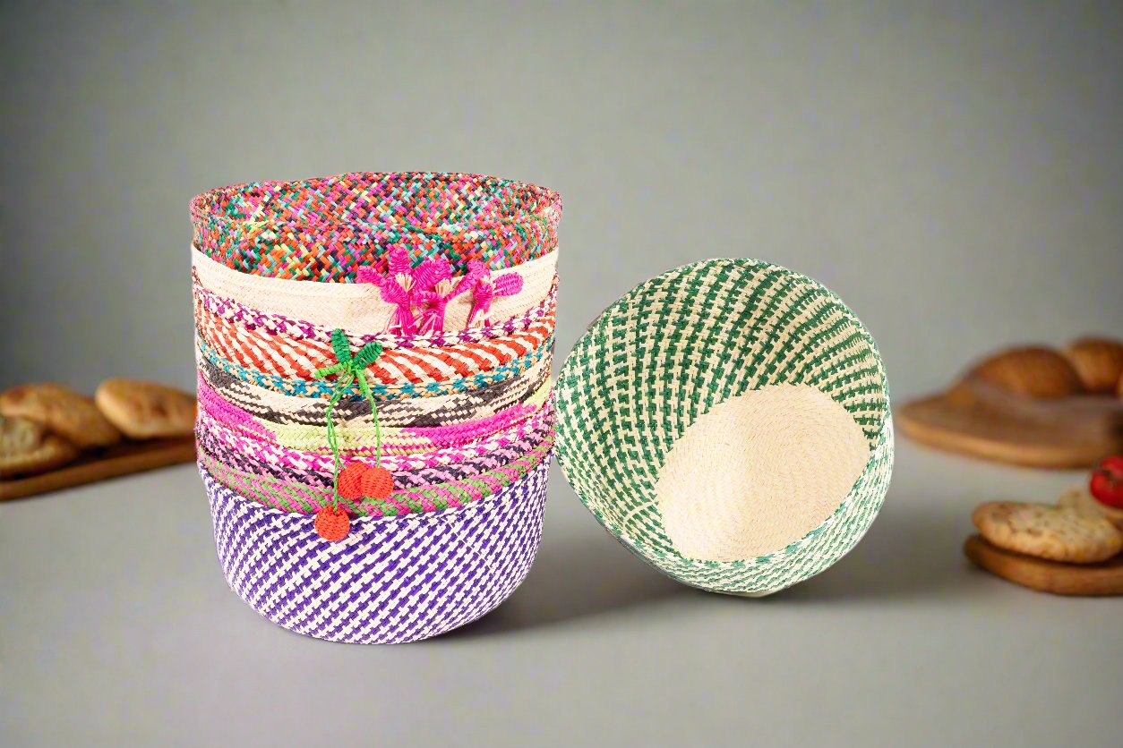 Iraca Palm Bread Basket