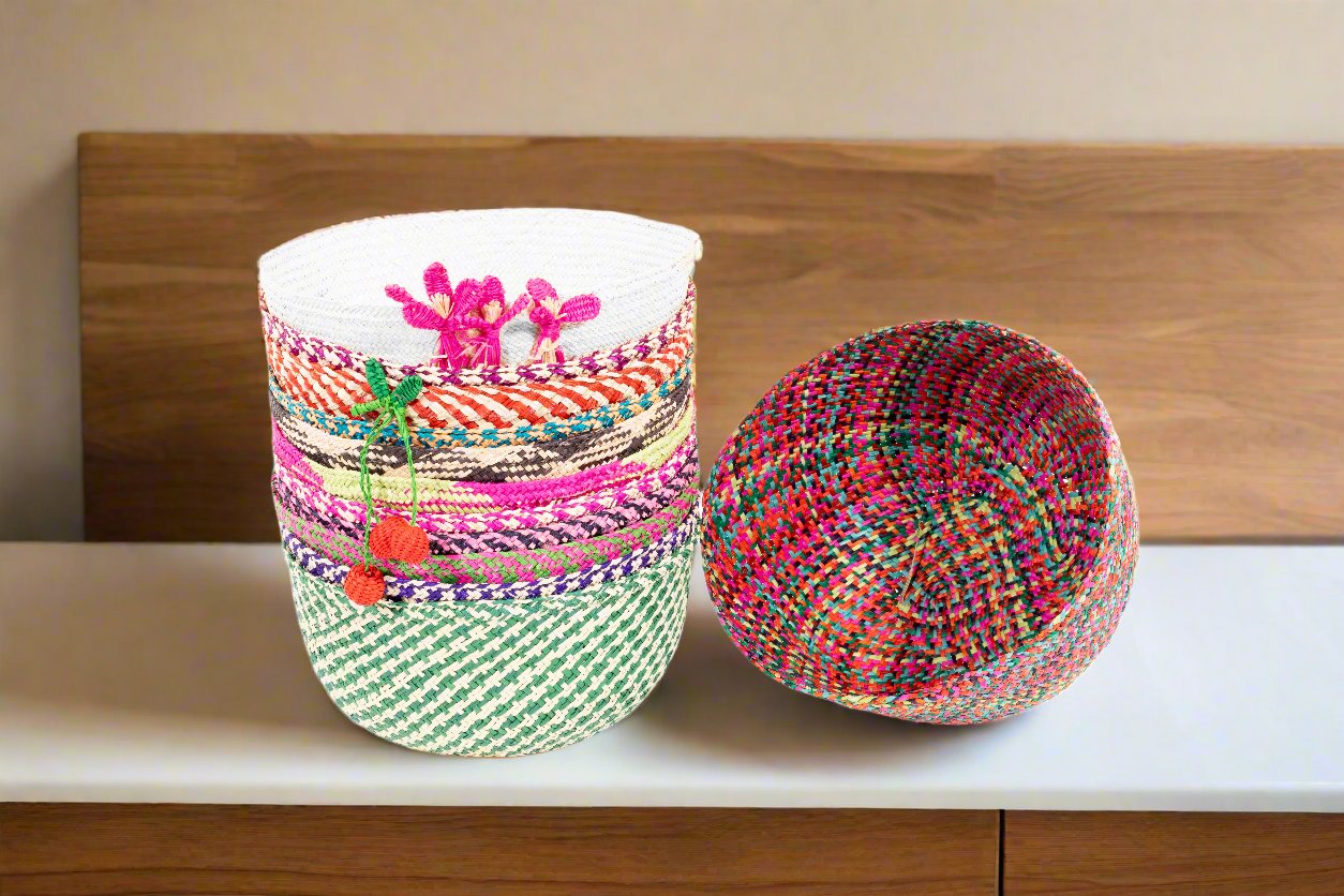 Iraca Palm Bread Basket