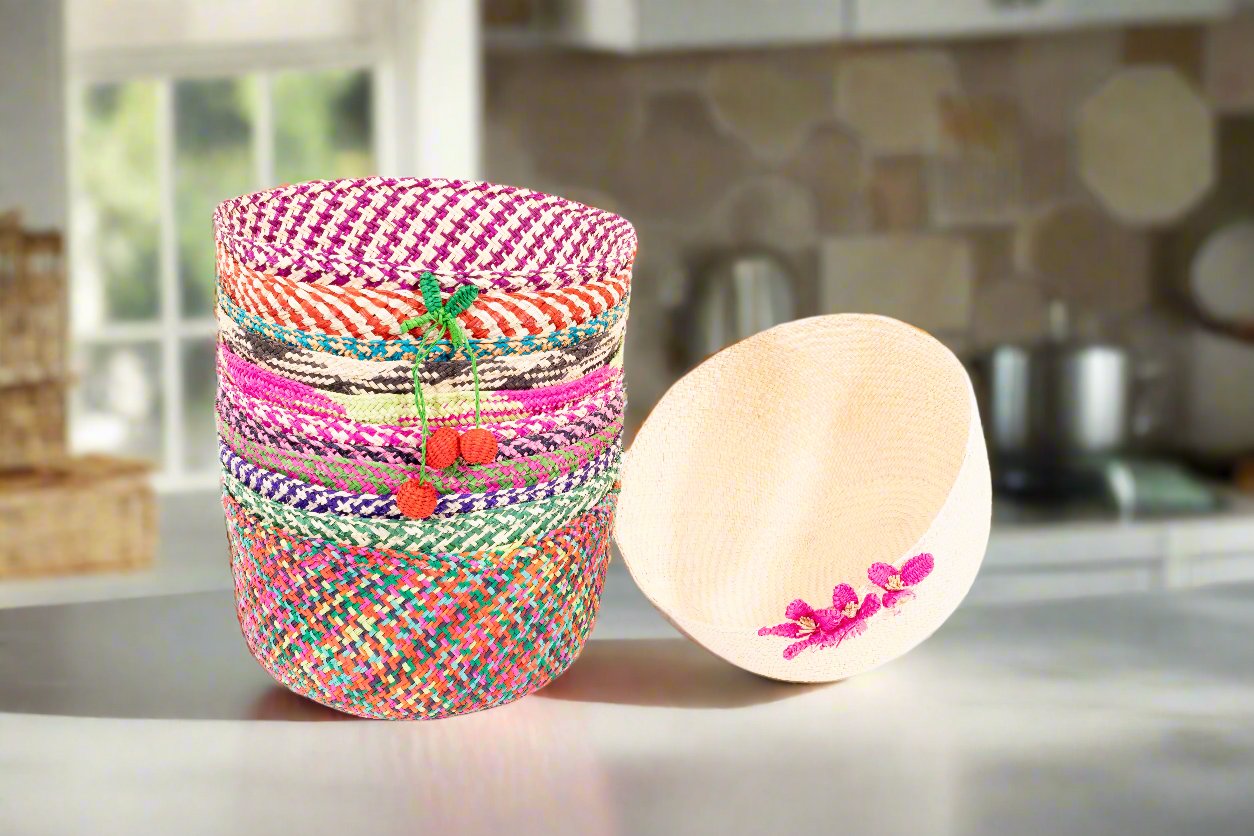 Iraca Palm Bread Basket