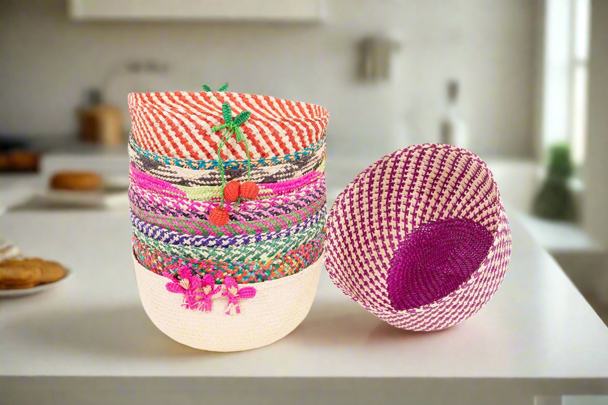 Iraca Palm Bread Basket