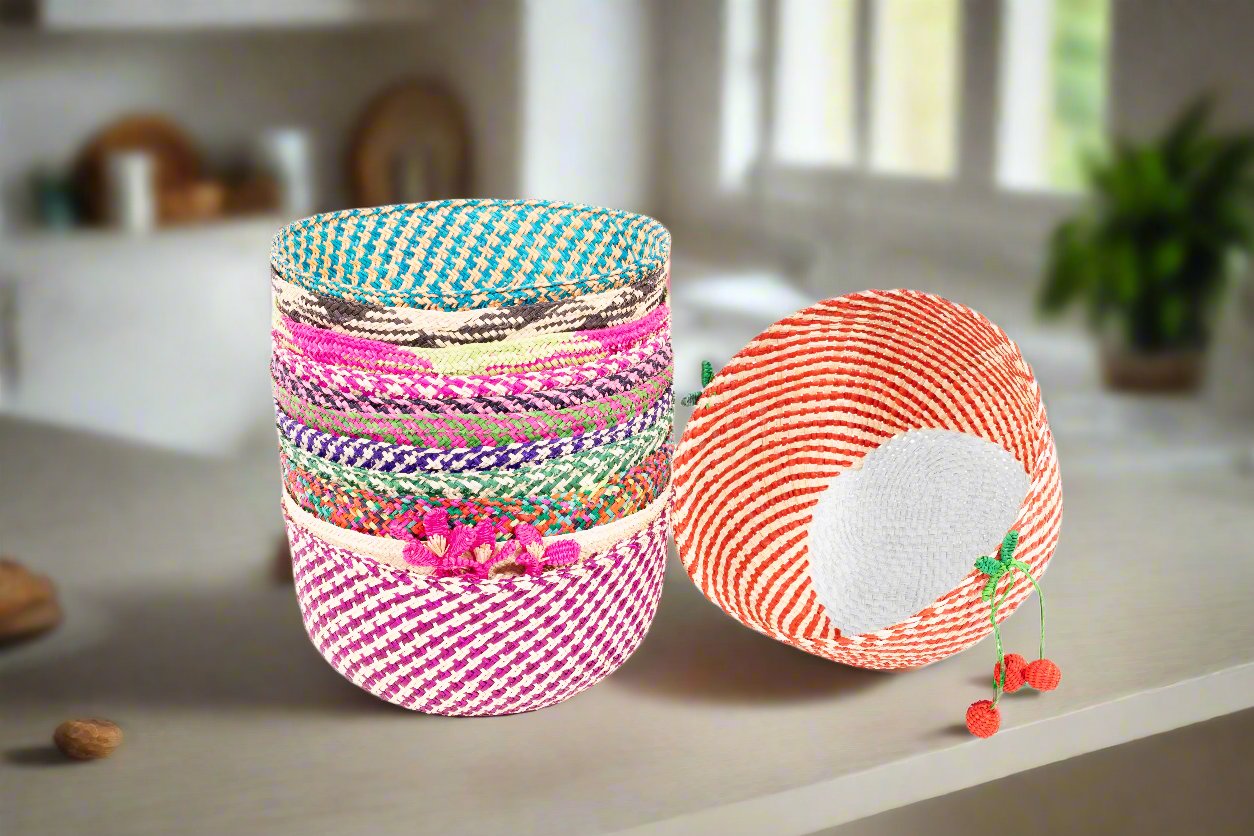 Iraca Palm Bread Basket