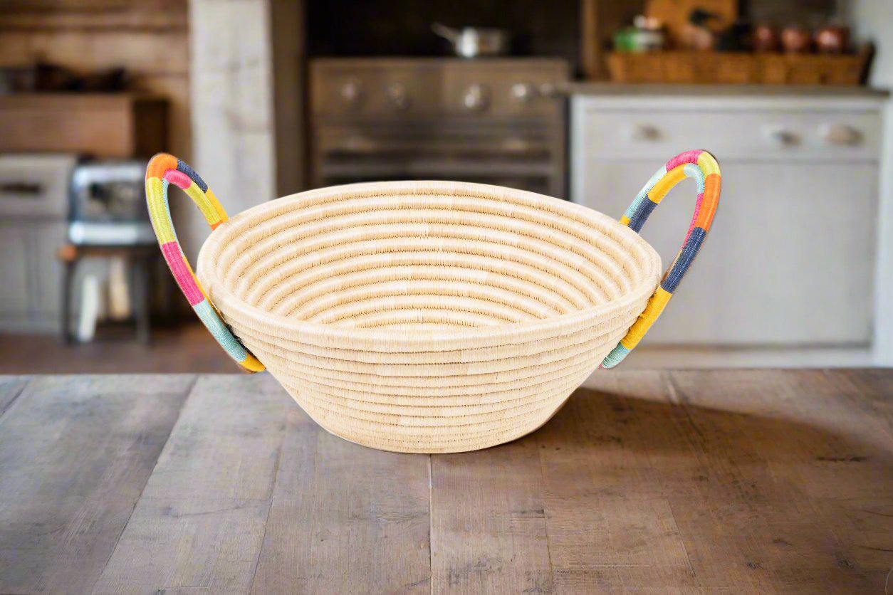 Natural Baskets with Handles