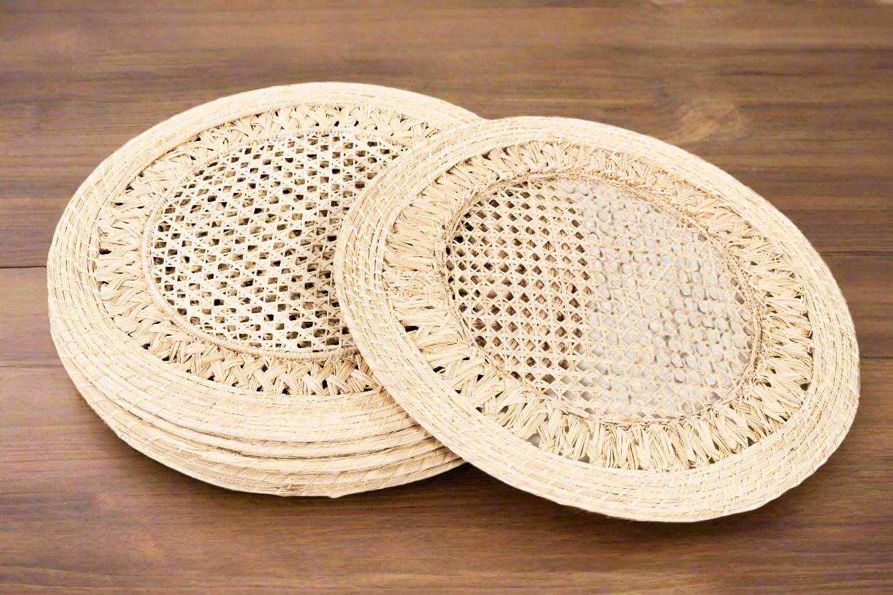 Fique Palm Round Placemats