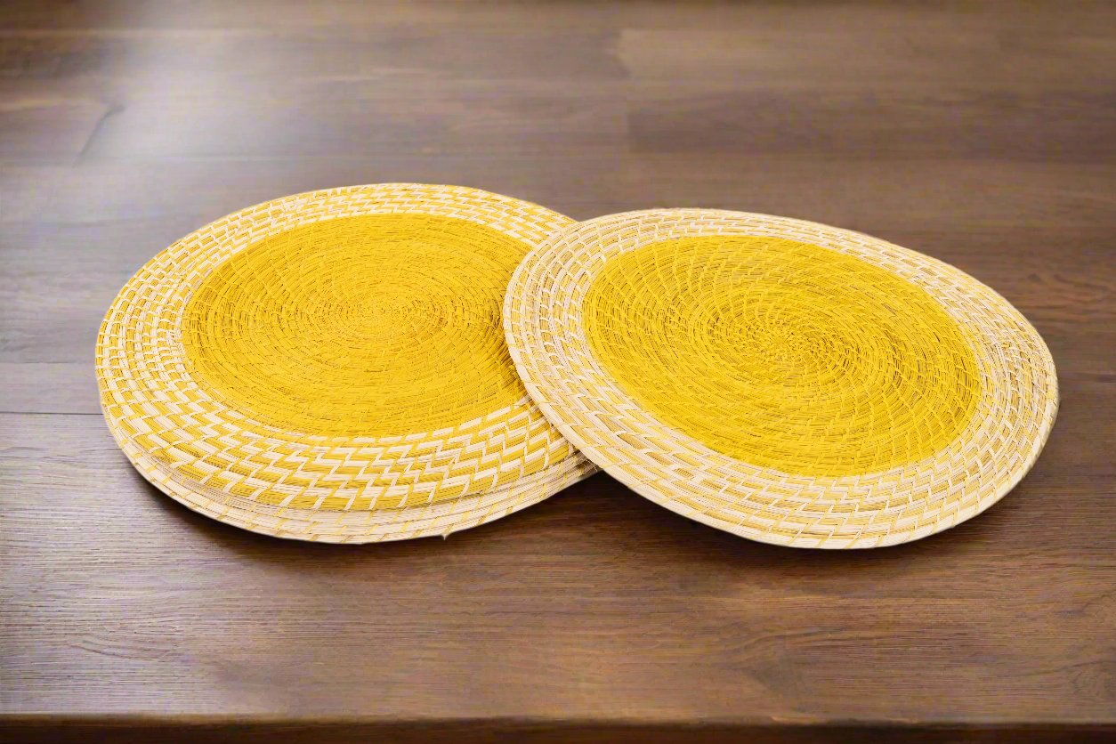 Fique Palm Round Placemats