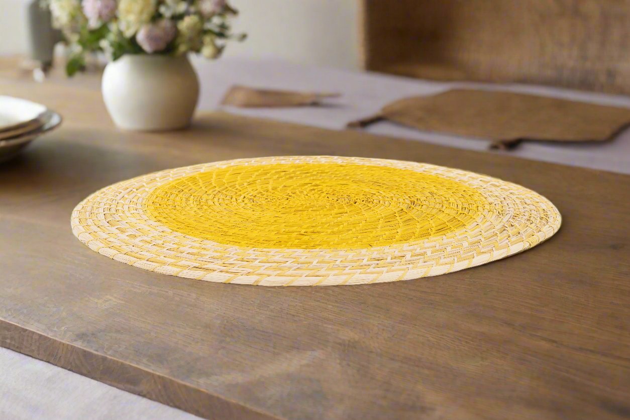 Fique Palm Round Placemats