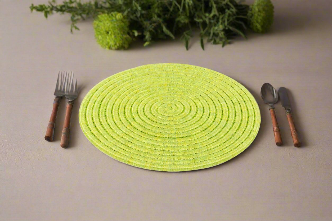 Fique Palm Round Placemats