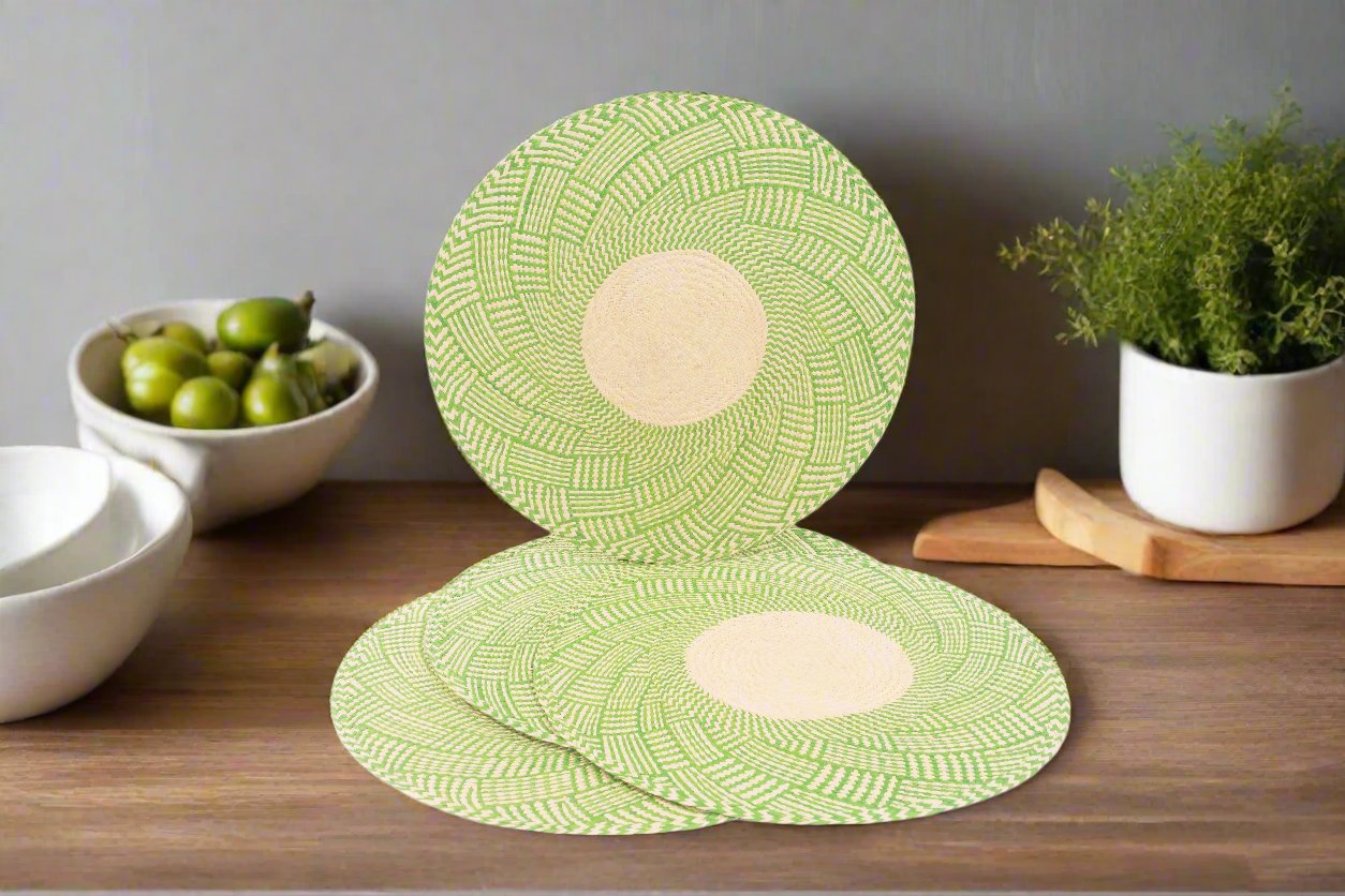 Iraca Palm Round Placemats