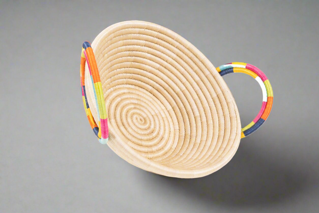 Natural Baskets with Handles