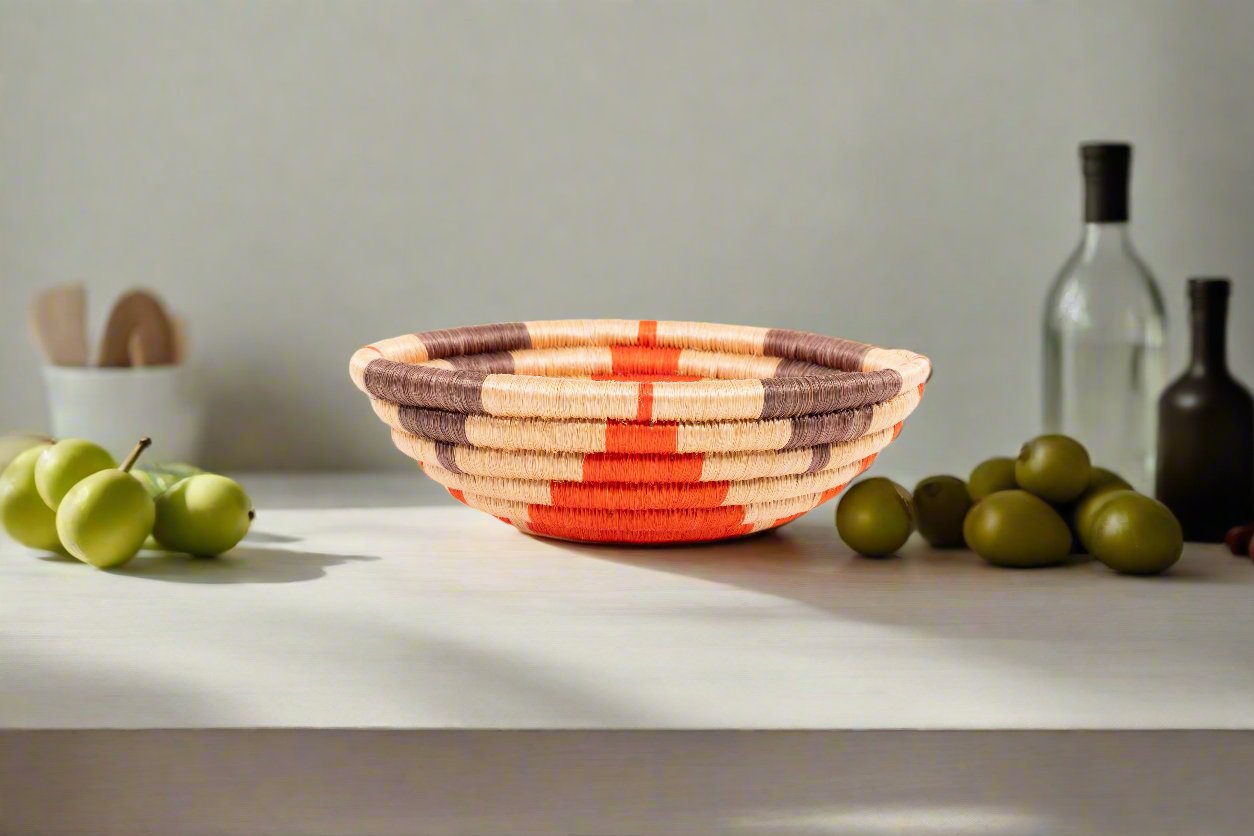Fique Artisan Basket – Handwoven Colombian Kitchen & Table Essential